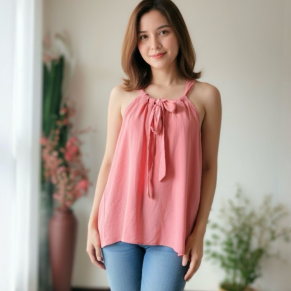 MAZIK CORAL HALTER TOP SIZE LARGE